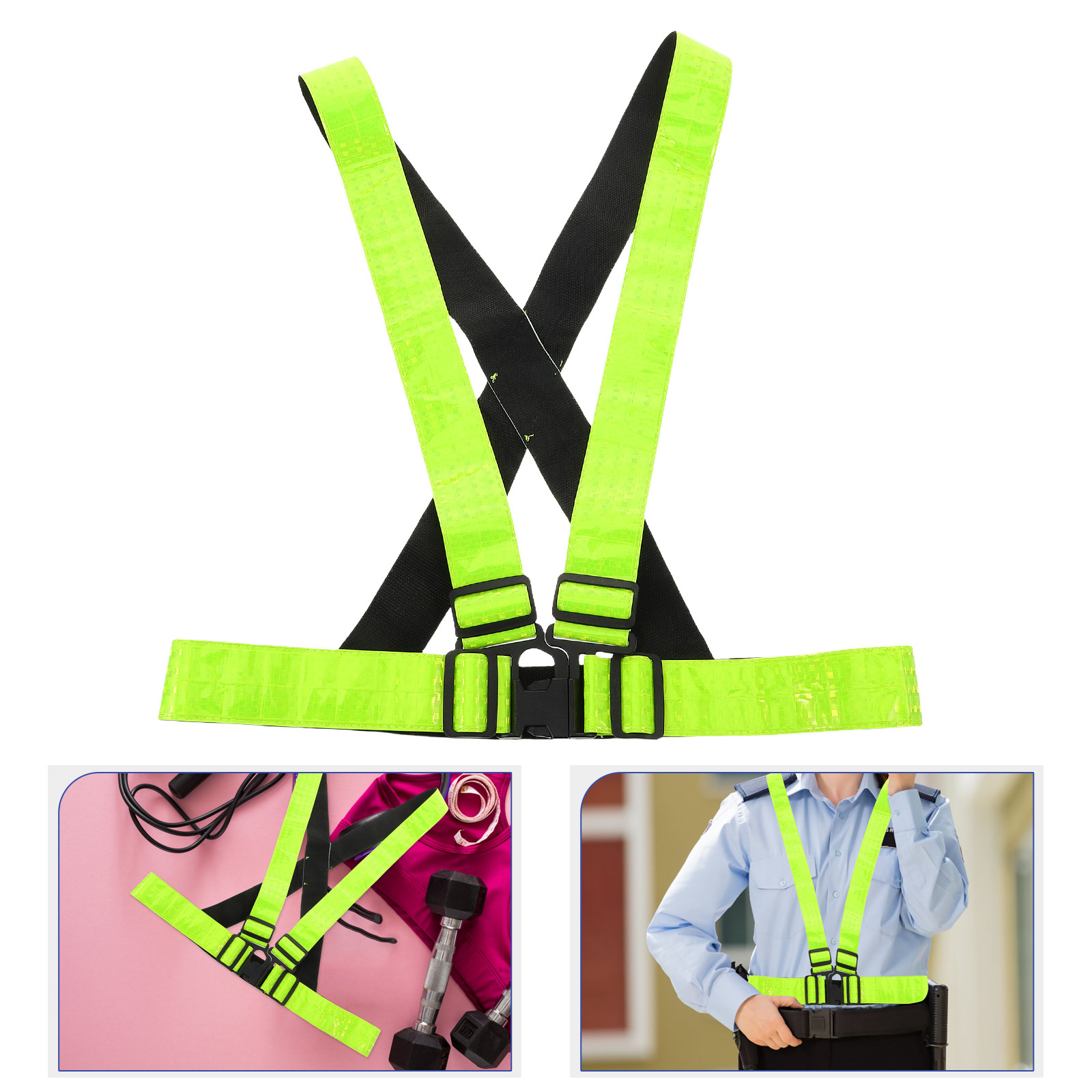 High And Running Gear - Reflective Vest Night Outdoor Safety Gear