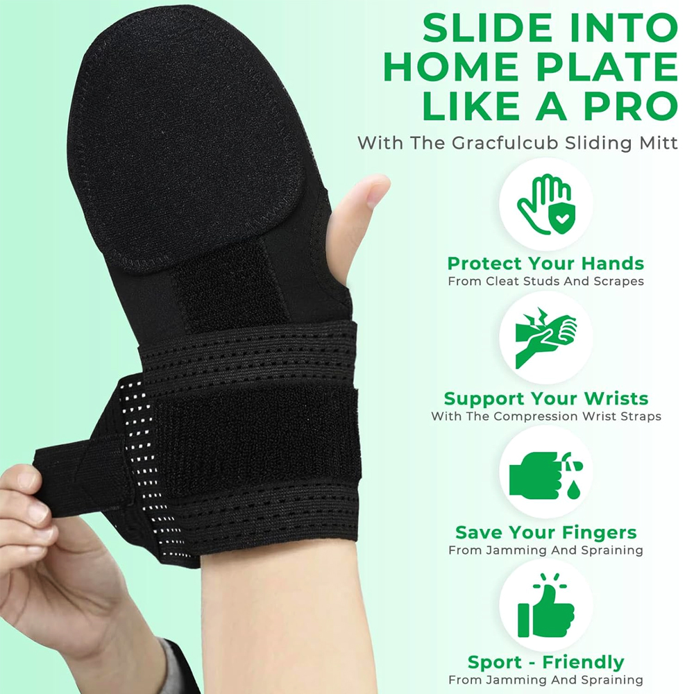 1PC Baseball Sliding Mitt Guar - Running Gear Design recension och pris