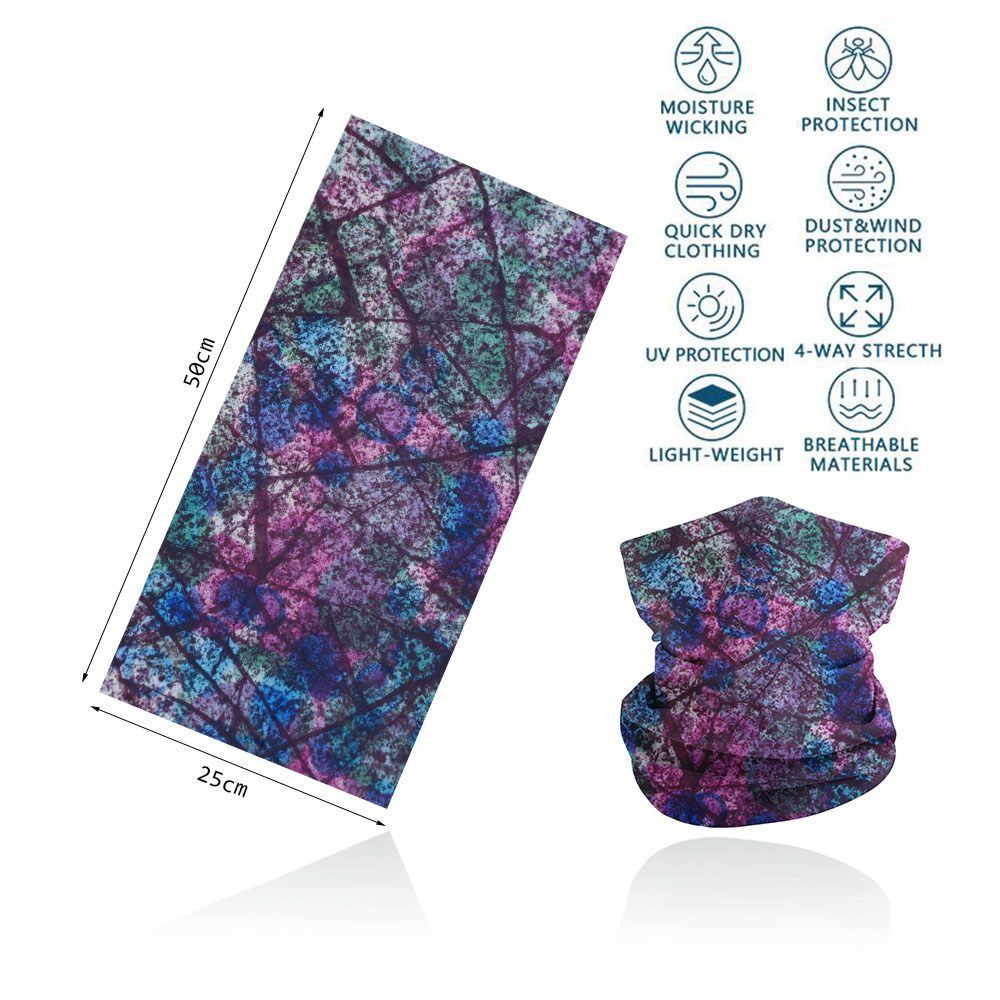 Colorful Printed Snood Hair Ba - Running Gear Youtube recension och pris