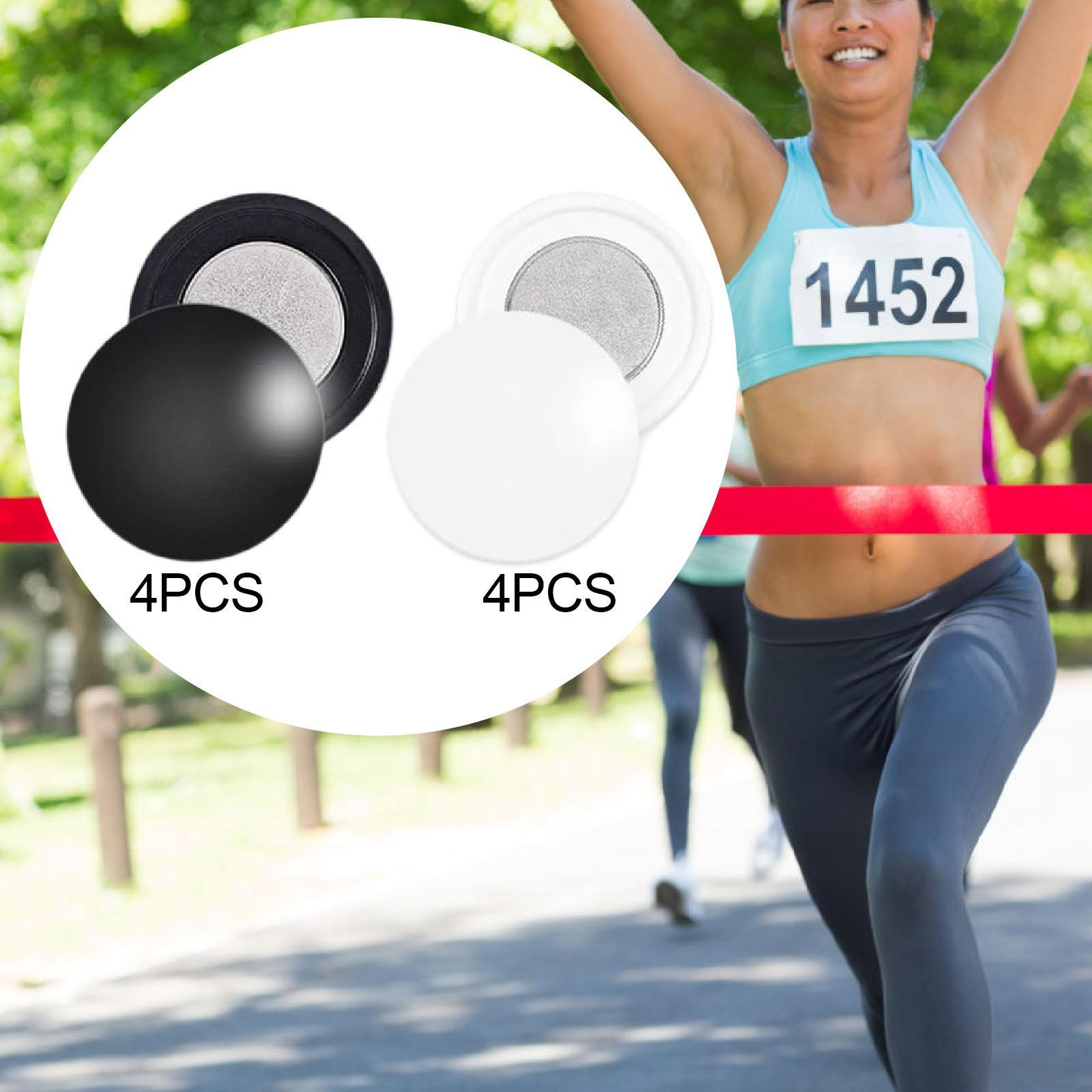 4 Pair Magnetic Race Bib Clips - Running Gear Parts recension och pris