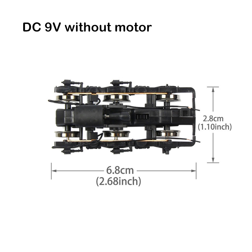 Model Train Powered Bogie Asse - Running Gear Locomotive recension och pris