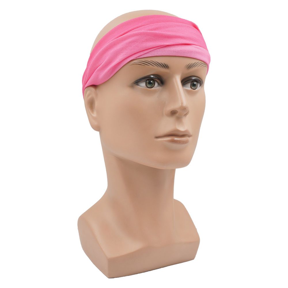 Pink Bandana Face Mask Hiking  - Running Gear Youtube recension och pris