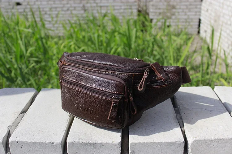 Genuine Cowhide Leather Waist  - Running Gear Backpack recension och pris