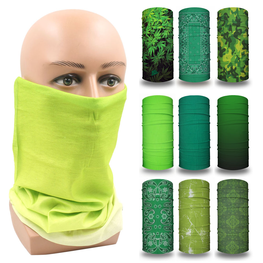 Green Face Bandanas Cover Hiki - Running Gear Parts recension och pris