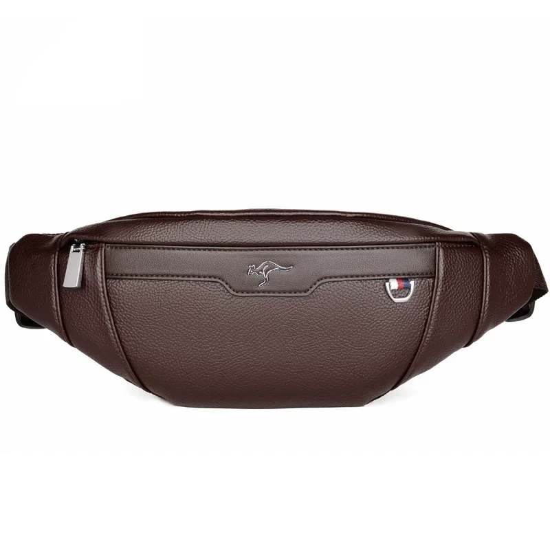 Business Leather Waist Bag Mul - Running Gear Backpack recension och pris