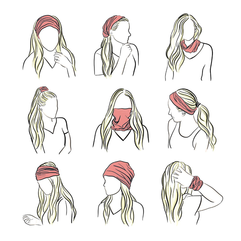 Orange Face Bandana Women Runn - Running Gear Youtube recension och pris