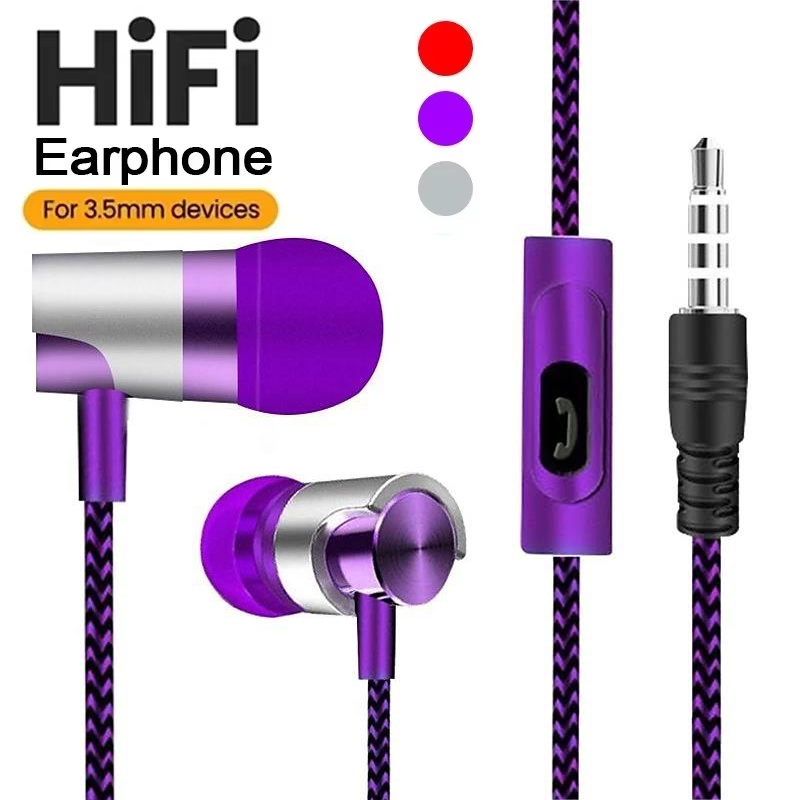Wired Earphones In-Ear Headset - Running Gear Design recension och pris