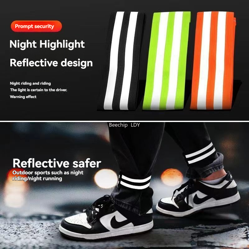 Reflective Bicycle Trouser Str - Running Gear Parts recension och pris