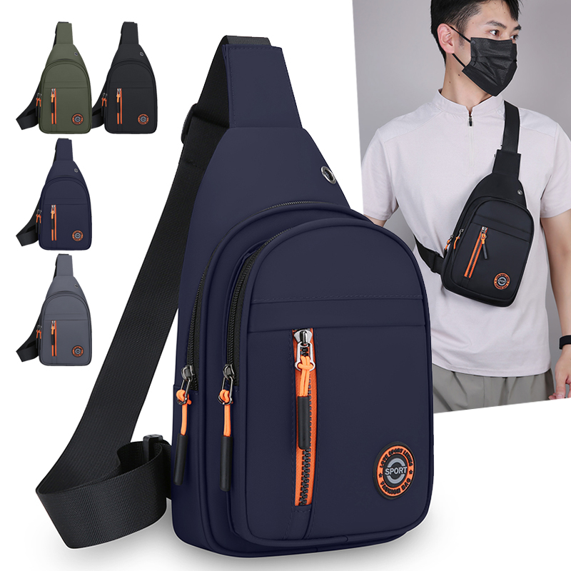 Chest Bag Men Front Crossbody  - Running Gear Backpack recension och pris