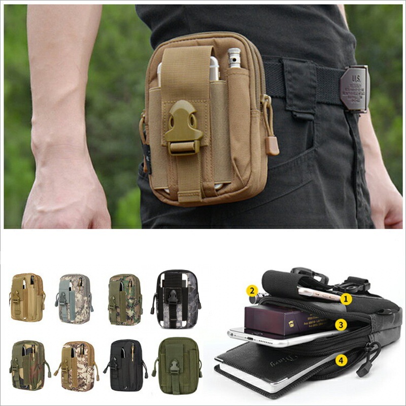 Small Molle Pouch Waist Pack B - Running Gear Backpack recension och pris