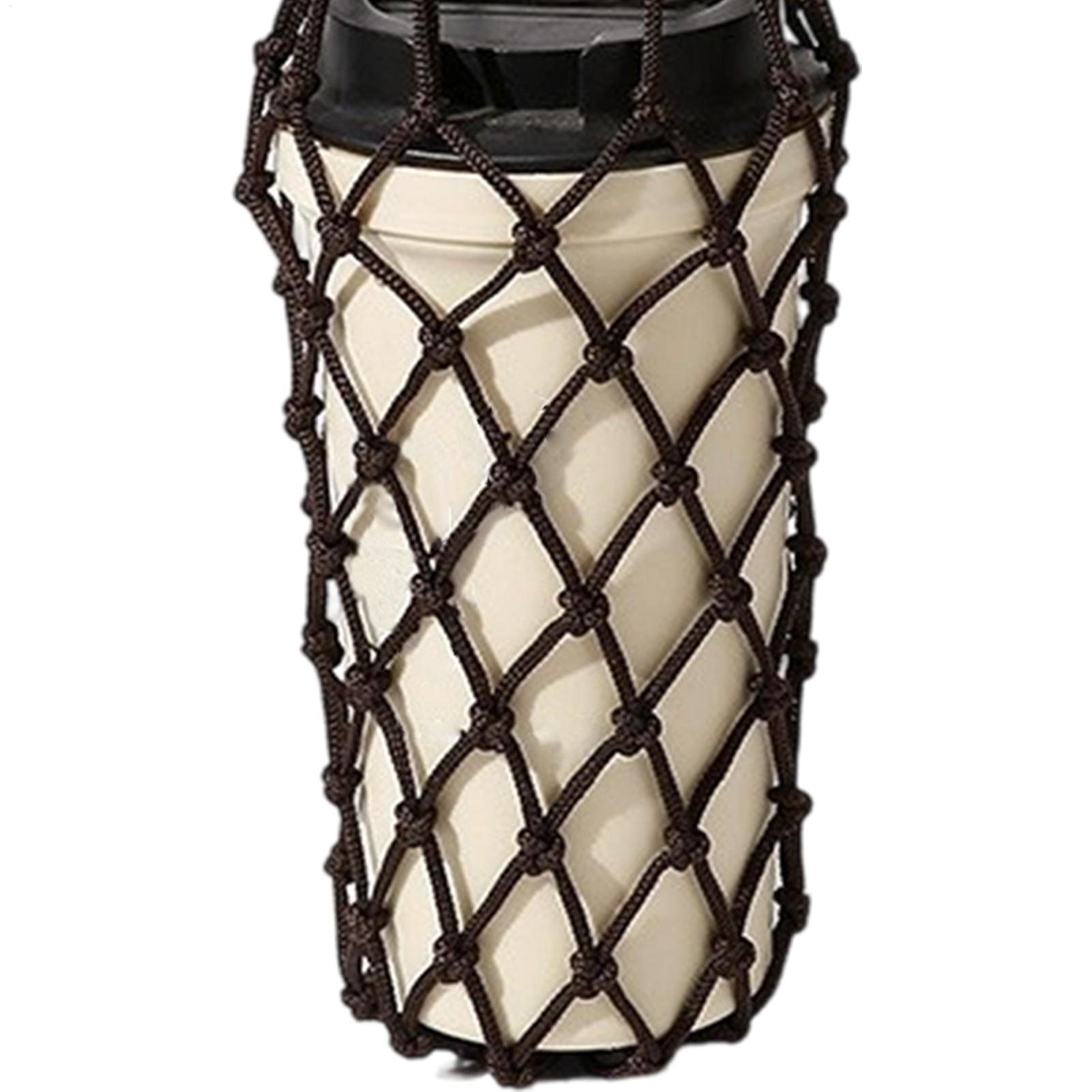 1pcs Water Bottle Bag Crochet  - Running Cap Mesh recension och pris