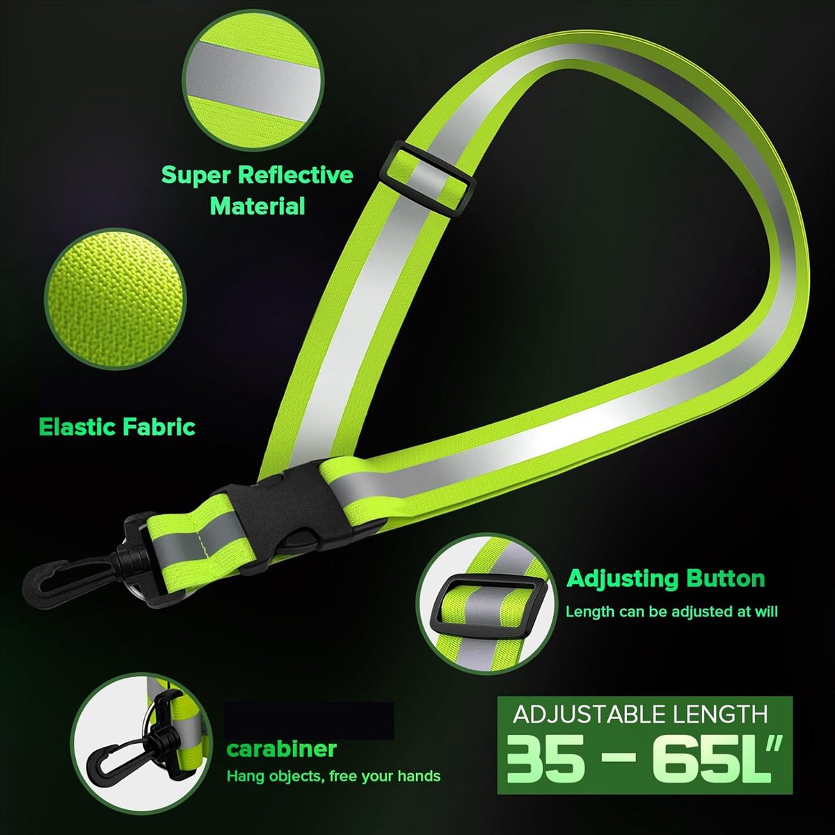 ABXY Reflective Sash for Walki - Running Gear At Night recension och pris