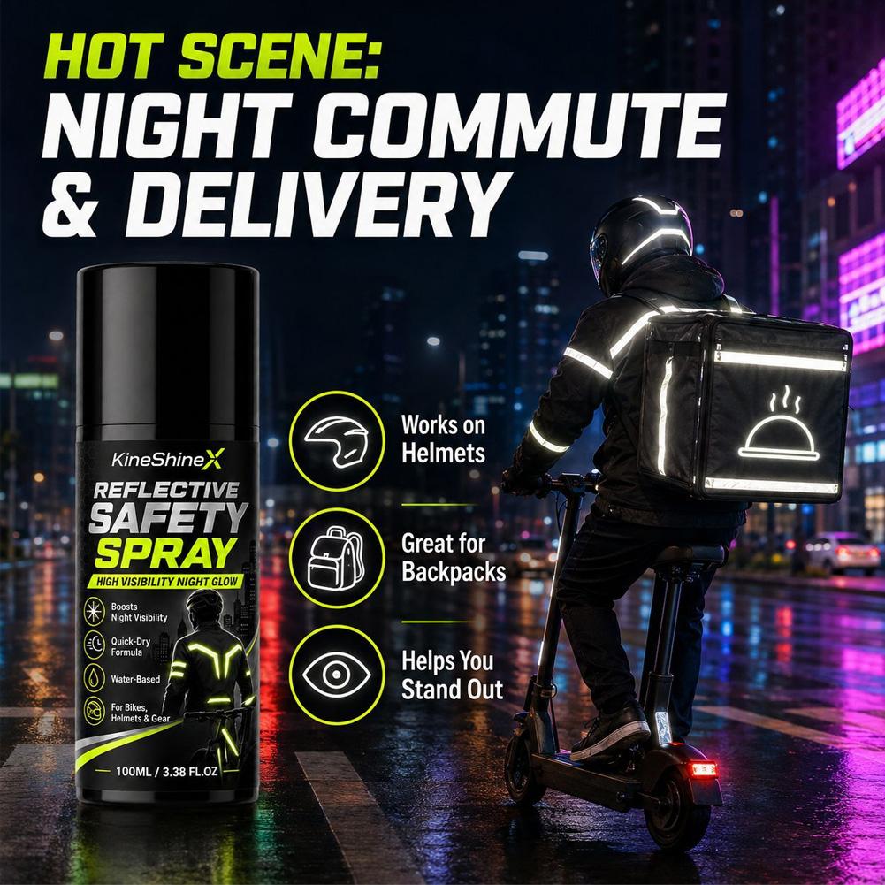 Night Reflective Safety Spray  - High And Running Gear recension och pris