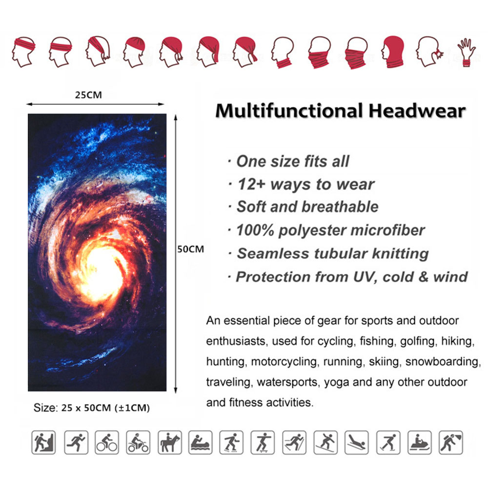 Landscape Starry Headwear Neck - Running Gear Youtube recension och pris